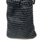 ZARA Black Sparkle vegan leather Crossbody