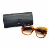 rag & bone Orange Square Translucent RNB 1004 Sunglasses