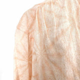 Carve Designs Women's Peach Size XS tunic Acid Wash Long Sleeve