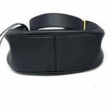 MCM Travia Medium Mode Hobo Leather Black Crescent Shoulder Bag
