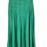Current Air Women's Green Size SP Maxi Smocked Skirt
