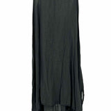 Me & Gee Women's Black Size S Sleeveless Gathered Dress