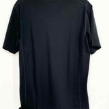 QOR Men's Black Size S V-Neck Short Sleeve Shirt