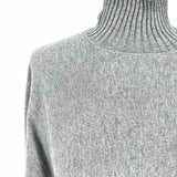 ANATOMIE Ash Women's Gray Size S Dolman Sleeve Ribbed Sweater