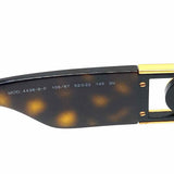 Versace Medusa MOD 4438 Dark Brown Gold Tone Round Tortoise Sunglasses
