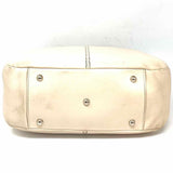 TOD'S Shopping Off White Leather Tote