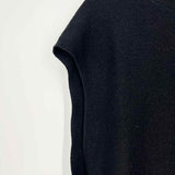 W by Worth Boiled Wool Black Shawl