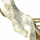 Joseph Boris Silver & Bronze Tone Abstract Flower Collar