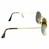 Ray Ban RB 3548-N Gold Hexagonal Made in Italy Sunglasses