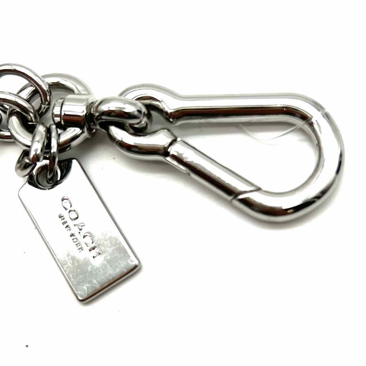 Coach Rare Metal Two-tone Star Key Chain