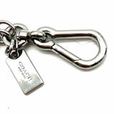 Coach Rare Metal Two-tone Star Key Chain