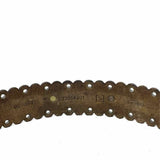 Fossil Leather Black Scalloped 31" Coin Belt