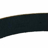 Napoli Leather Black Belt w/ Pasiley Buckle
