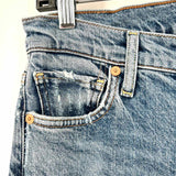 Citizens of Humanity Women's Blue Size 26/2 Bootcut Distressed Jeans