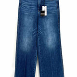 Judy Blue Women's Dark Blue Size 26/2 High Waisted Wide Leg Jeans