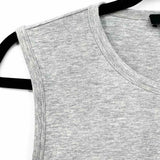 Theory Women's Gray Size M Side Cinch Sleeveless Dress