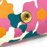 Saint Laurent Multi-Color Floral Leather Wallet