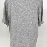 Eileen Fisher Women's Gray Size S V-Neck Cotton heather Short Sleeve Top