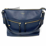 Radley London Smith Street Medium Navy Blue Square Zip Shoulder Bag