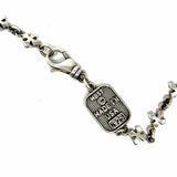 KING BABY 925 Sterling Silver Chain 18" Cross Necklace
