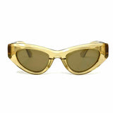 Bottega Veneta Yellow Cat Eye Translucent BV1142S Sunglasses