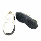 Puma Loafyr Women's White Size 8 Platform Leather Loafers