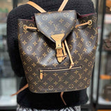 LOUIS VUITTON 2018 Montsouris NM Brown Drawstring Monogram BackPack