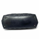 Chanel 2012 Ultimate Stitch Shopping Black Quilted Lambskin Leather Tote