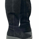 Free People London Calling Women's Black Sz 38/8 Knee High Suede Platform Boots