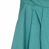 Rachel Comey Women's Emerald Green Size 2 Wide Leg Pleated Pants