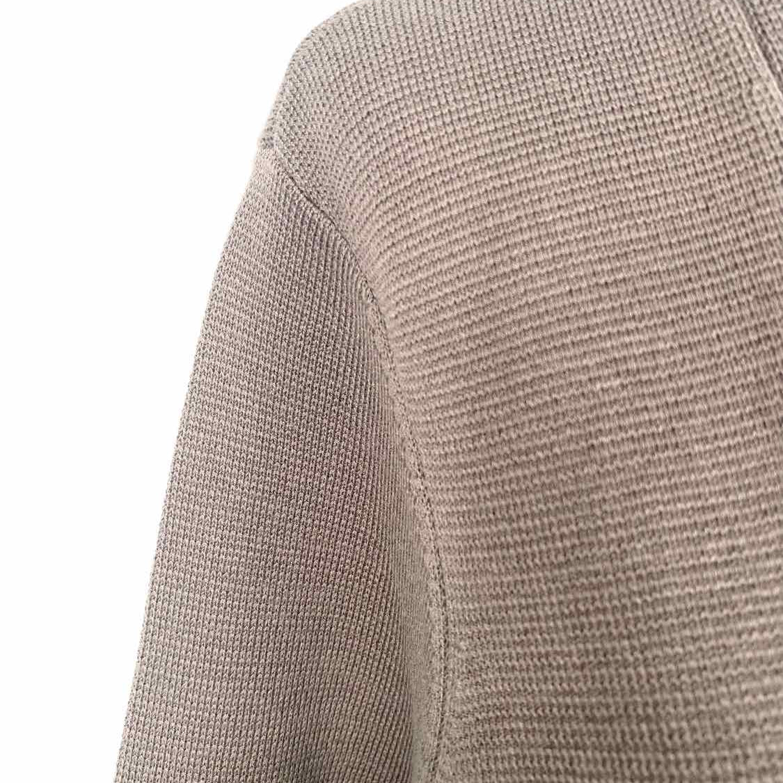 Eileen Fisher Women's Gray Size M Open Front 1/2 Sleeve Cardigan