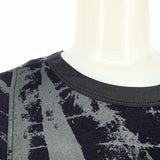 HELMUT LANG Tera Print Women's Black Size M T-shirt Rayon Blend Splatter Dress