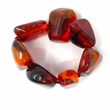 Statement Resin Red Oversized Beaded Bracelet