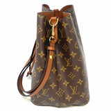 LOUIS VUITTON NeoNoe MM Coated Canvas Brown Monogram Bucket Bag