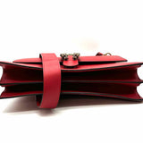 Gucci Dionysus Large Bamboo Top Handle Red Leather Made in Italy Satchel