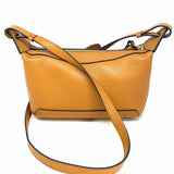 The Horse Mini Lou Caramel Pebbled Leather Crossbody