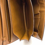 Celine 2011 Classic Box Brown Flap Leather Shoulder Bag