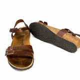 Papillio by Birkenstock Lana Women's Brown Size 9 Leather Buckle Sandals