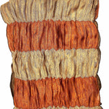 Nordstrom Viscose blend Brown Long 62" Color Block Scarf