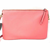 Kate Spade Leila Triple Gusset Salmon Pebbled Leather Crossbody