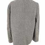 Madewell Women's Gray Size M Wool Blend Diamonds Blazer