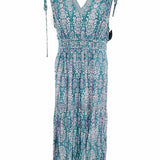 Joie Women's Teal Size M Sleeveless Floral Dress