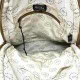 Myra Bags Canvas Blue / Gray Geometric BackPack