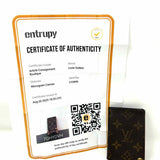 LOUIS VUITTON 1999 Photo Card 7 Sleeve Brown Monogram Wallet