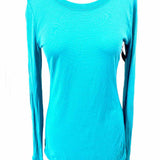 Lululemon Women's Teal Size 6 Stripe Long Sleeve