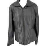 Wilson Women's Black Size M Zip Leather Jacket