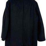 Lauren by RL Men's Black Size 42R Double Breasted Wool Blend Coat