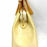 LOUIS VUITTON 2012 Brea MM Cream Monogram Vernis Leather Shoulder Bag Satchel