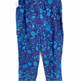 Sundance Women's Purple / Blue Size S High Waisted Floral Reef Pants