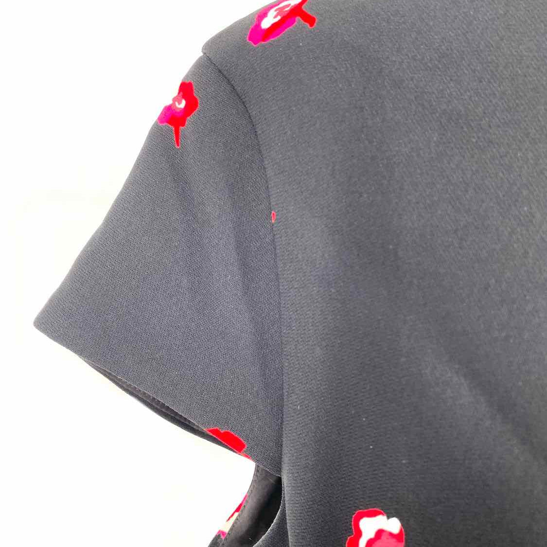 Kate Spade Women's Black Size 14 Collared Floral Dress